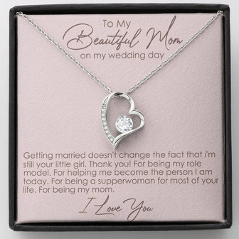 To My Meautiful Mom Forever Love Necklace - Thegiftio UK
