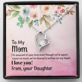 To My Mom - Forever Love Necklace - Gift For Mom From Daughter - Mother's Day Gift - Thegiftio