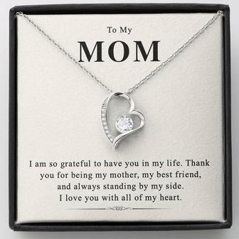 To My Mom - Forever Love Necklace - Perfect Gift For Mothers Day - Thegiftio