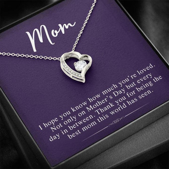 To My Mom - Forever Love Necklace - Perfect Gift For Mothers Day - Thegiftio UK