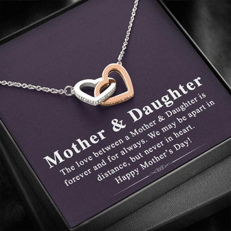 () To My Mom - Forever Love Necklace - Perfect Gift For Mothers Day - Thegiftio UK