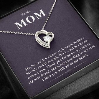 To My Mom - Forever Love Necklace - Perfect Gift For Mothers Day - Thegiftio UK