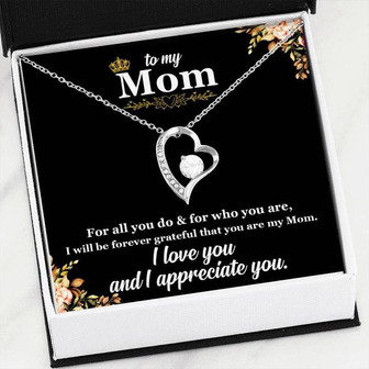 To My Mom - Forever Love Necklace - So27 - Thegiftio UK