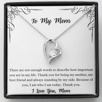 To My Mom - Forever Love Necklace - Thegiftio