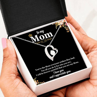 To My Mom - Forever Love Necklace - Thegiftio UK