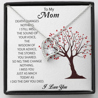 To My Mom - I Still Miss The Sound - Forever Love Necklace - Thegiftio UK
