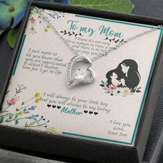 To My Mom - I Will Always Be Your Little Boy - Forever Love Necklace - Thegiftio UK