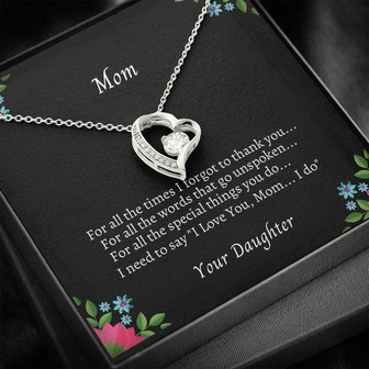 To My Mom "For All The Times Forever Love Necklace" - Thegiftio UK