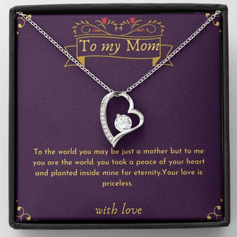 To My Mom Forever Love Necklace Gift Set. - Thegiftio UK
