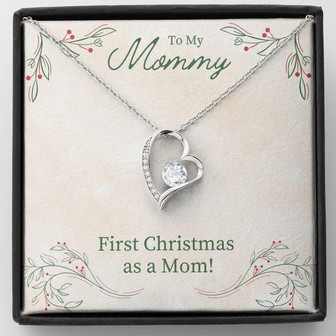 To My Mommy - First Christmas As A Mom - Forever Love Necklace - Thegiftio UK