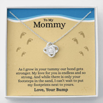 To My Mommy - Love Knot Necklace For Gift - Thegiftio UK