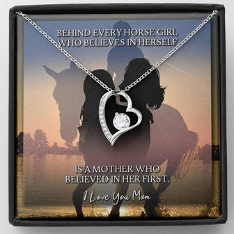 To My Mother - Forever Love Necklace - Gift For Mom - Best Mother's Day Gift Idea - Thegiftio