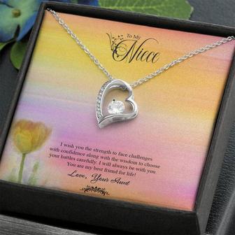 To My Niece- Will Always Be With You Forever Love Necklace - Thegiftio UK