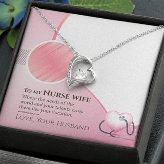 To My Nurse Wife - There Lies Yours Vocation - Forever Love Necklace - Thegiftio UK