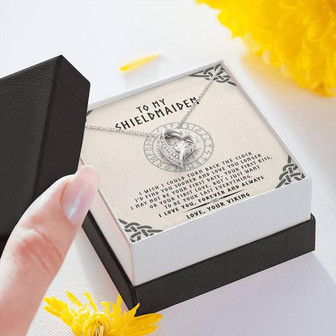 To My Shieldmaiden - Last Everything - Gift For Wife Future Wife Girlfriend Forever Love Necklace - Thegiftio UK