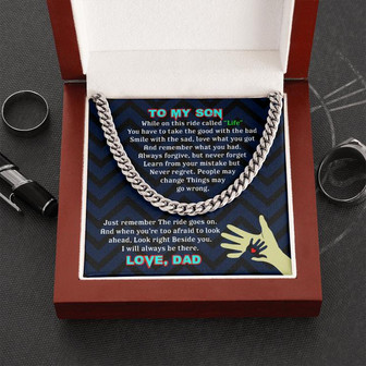 To My Son - Cuban Link Chain - Thegiftio UK