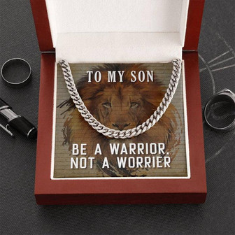 To My Son - Cuban Link Chain Necklace - Thegiftio UK