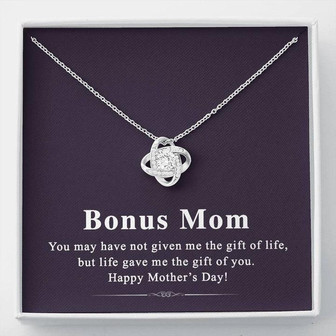 To My Step Mom - Forever Love Necklace - Perfect Gift For Mothers Day - Thegiftio UK