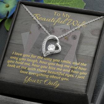 To My Super Beautiful Wife - The Immaculate Forever Love Necklace - Thegiftio UK