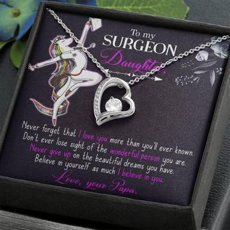 To My Surgeon Daughter - Belive In Yourself As Much I Believe In Your - Forever Love Necklace