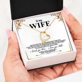 To My Wife - Forever Love Necklace - Flhw03g - Thegiftio UK