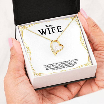 To My Wife - Forever Love Necklace - Flhw12g - Thegiftio UK