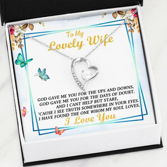 To My Wife - Forever Love Necklace - So-30 - Thegiftio UK