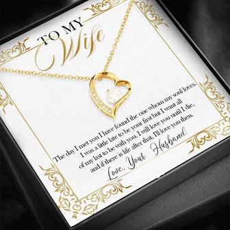 To My Wife - Forever Love Necklace - Wh05 - Thegiftio