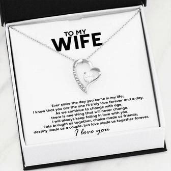 To My Wife - Forever Love Necklace - Thegiftio