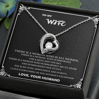 To My Wife - Forever Love Necklace - Thegiftio UK