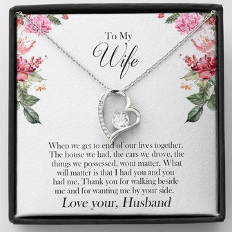 To My Wife - Forever Love Necklace - Thegiftio UK