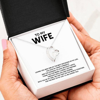 To My Wife - Forever Love Necklace - Thegiftio UK