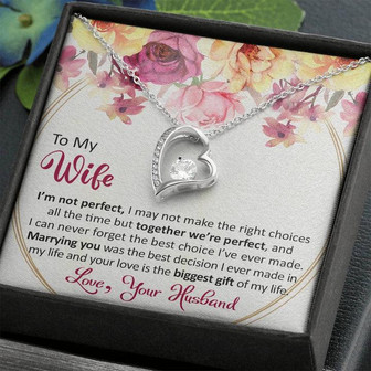 To My Wife - Forever Love Necklace - Thegiftio UK