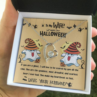 To My Wife - Happy Halloween | Forever Love Necklace❤️ - Thegiftio