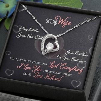 To My Wife - I May Not Be Your First Date - Forever Love Necklace - Thegiftio UK