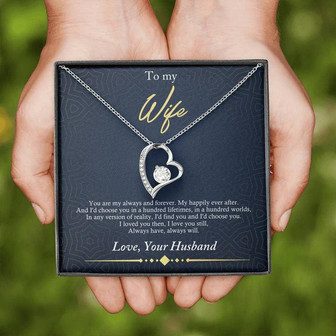 To My Wife - My Happily Ever After - Forever Love Necklace - Thegiftio UK