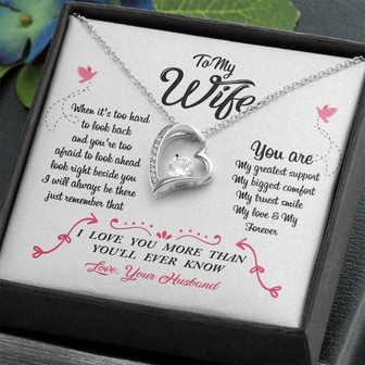 To My Wife - You Are My Greatest Support - Forever Love Necklace - Thegiftio UK
