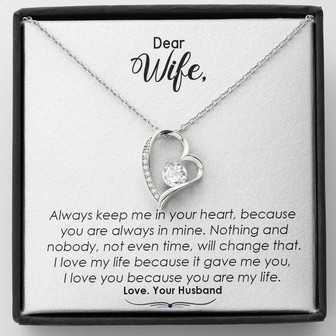 To My Wife - Your Last Everything - Forever Love Necklace - From Your Husband - Thegiftio UK