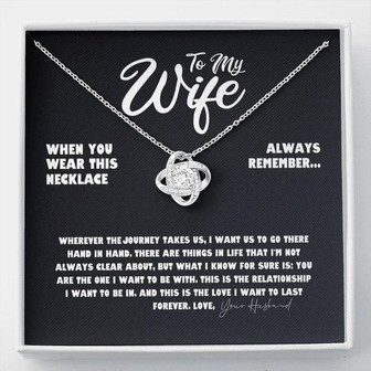 To My Wife - Your Last Everything - Forever Love Necklace - From Your Husband - Thegiftio UK
