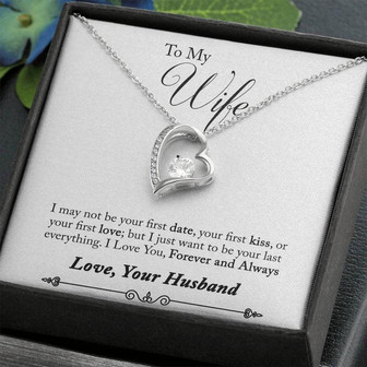 To My Wife Dazzling Forever Love Necklace - Thegiftio UK