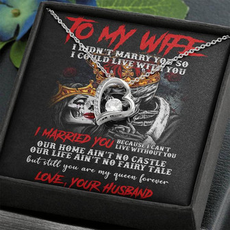 To My Wife Forever Love Necklace - Thegiftio UK