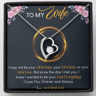 To My Wife Forever Love Necklace Gift From Husband - Thegiftio UK