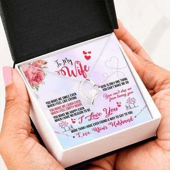 To My Wife Forever Love Necklace - Thegiftio UK