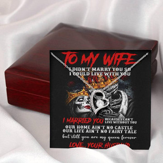 () To My Wife Forever Love Necklace - Thegiftio UK
