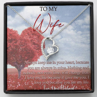 To My Wife Forever Love Necklace Mother's Day Gift From Husband - Thegiftio UK