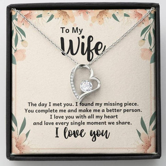 To My Wife Forever Love Necklace - Thegiftio UK