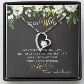 To My Wife You're My Everything Forever Love Necklace - Thegiftio UK