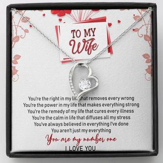 To My Wife You're Number One Forever Love Necklace - Thegiftio UK