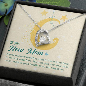 To The New Mom A Precious New Baby Forever Love Necklace - Thegiftio UK
