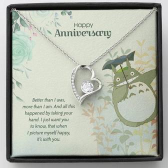 Totoro Anniversary Edition Lucky To Have You - Forever Love Necklace - Thegiftio UK